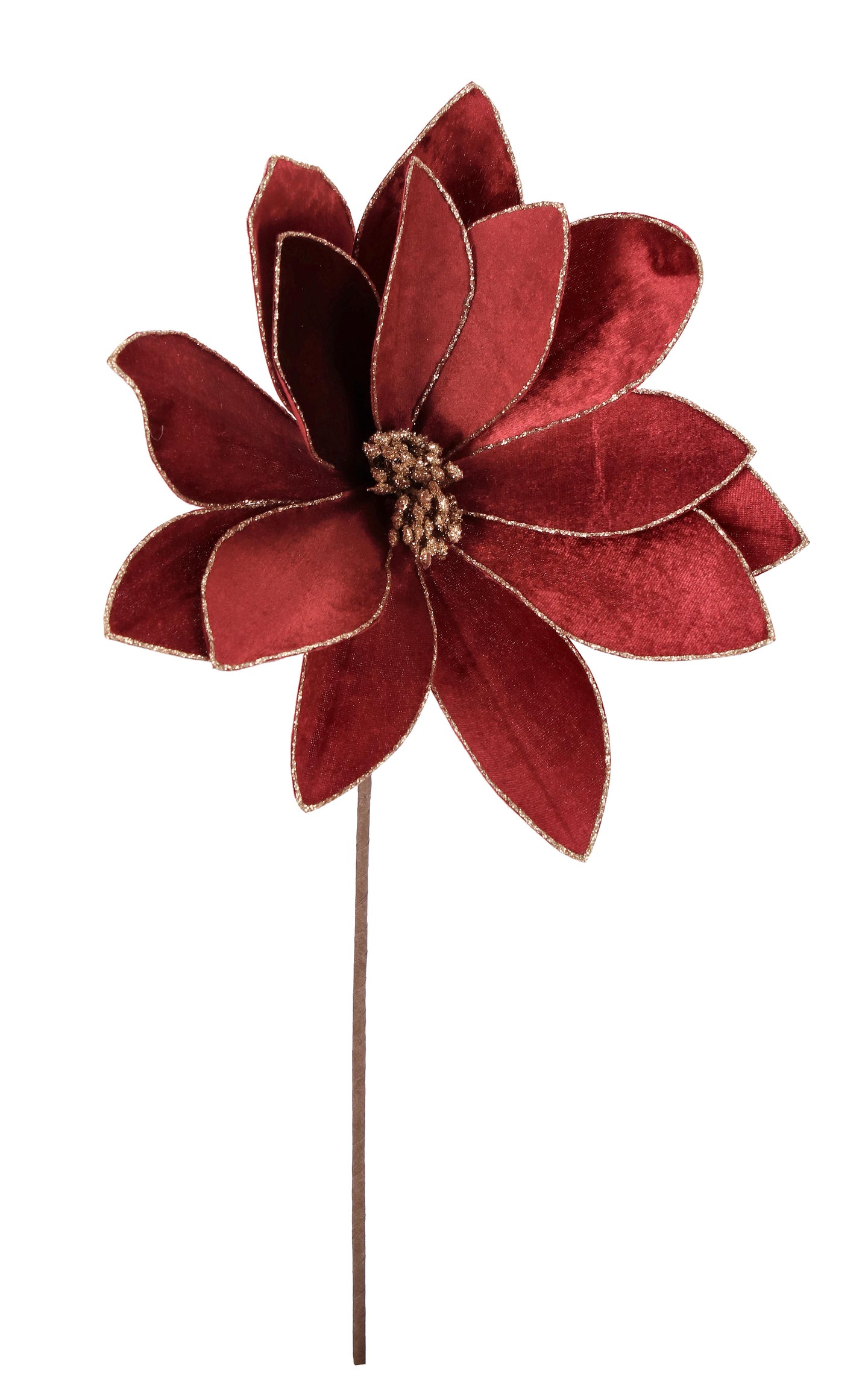 Cvijet za jelku Calipso bordo 34x50 cm