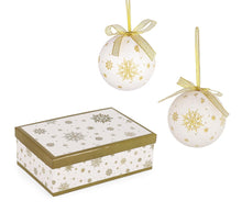 Učitajte sliku u preglednik galerije, Novogodišnja kugla Albie 7,5 cm assorto 2
