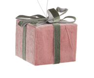 Ukras za jelku Ertemios paket rozo zeleni 11 cm