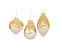 Učitajte sliku u preglednik galerije, Novogodišnja kugla Vortex Champagne assorto 3
