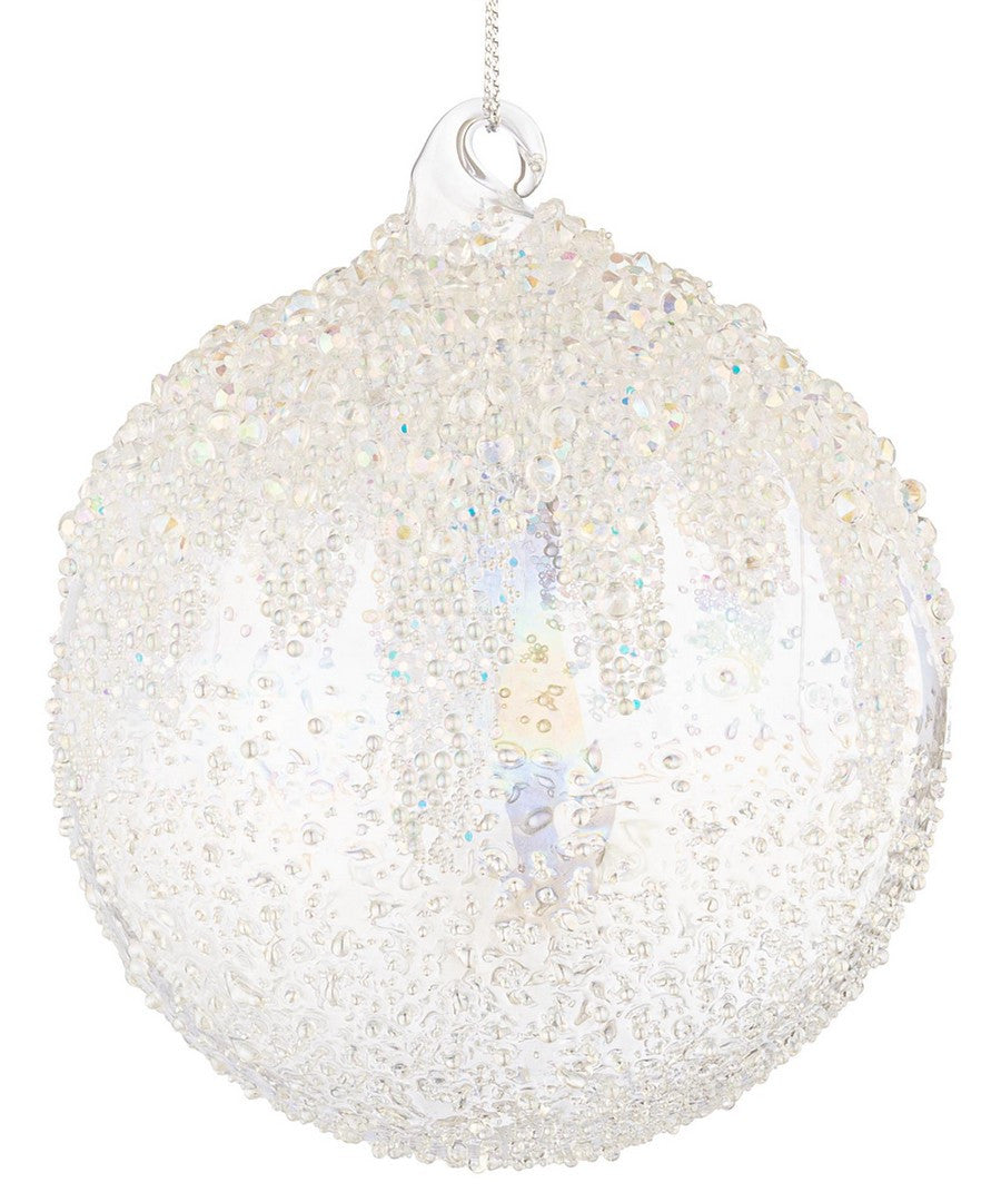 Novogodišnja kugla Wink transparent 10 cm