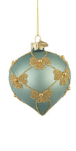 Učitajte sliku u preglednik galerije, Novogodišnja kugla Flock aqua assorto 3
