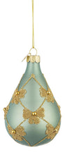 Učitajte sliku u preglednik galerije, Novogodišnja kugla Flock aqua assorto 3
