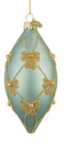 Učitajte sliku u preglednik galerije, Novogodišnja kugla Flock aqua assorto 3
