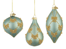 Učitajte sliku u preglednik galerije, Novogodišnja kugla Flock aqua assorto 3
