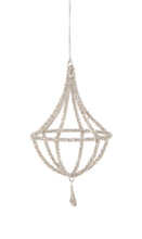 Učitajte sliku u preglednik galerije, Novogodišnji ukras Reecy srebrni 11x15h cm
