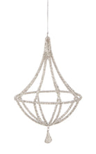 Učitajte sliku u preglednik galerije, Novogodišnji ukras Reecy srebrni 15x20h cm
