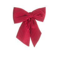 Učitajte sliku u preglednik galerije, Ukras za jelku Karlene mašna crvena 23h cm
