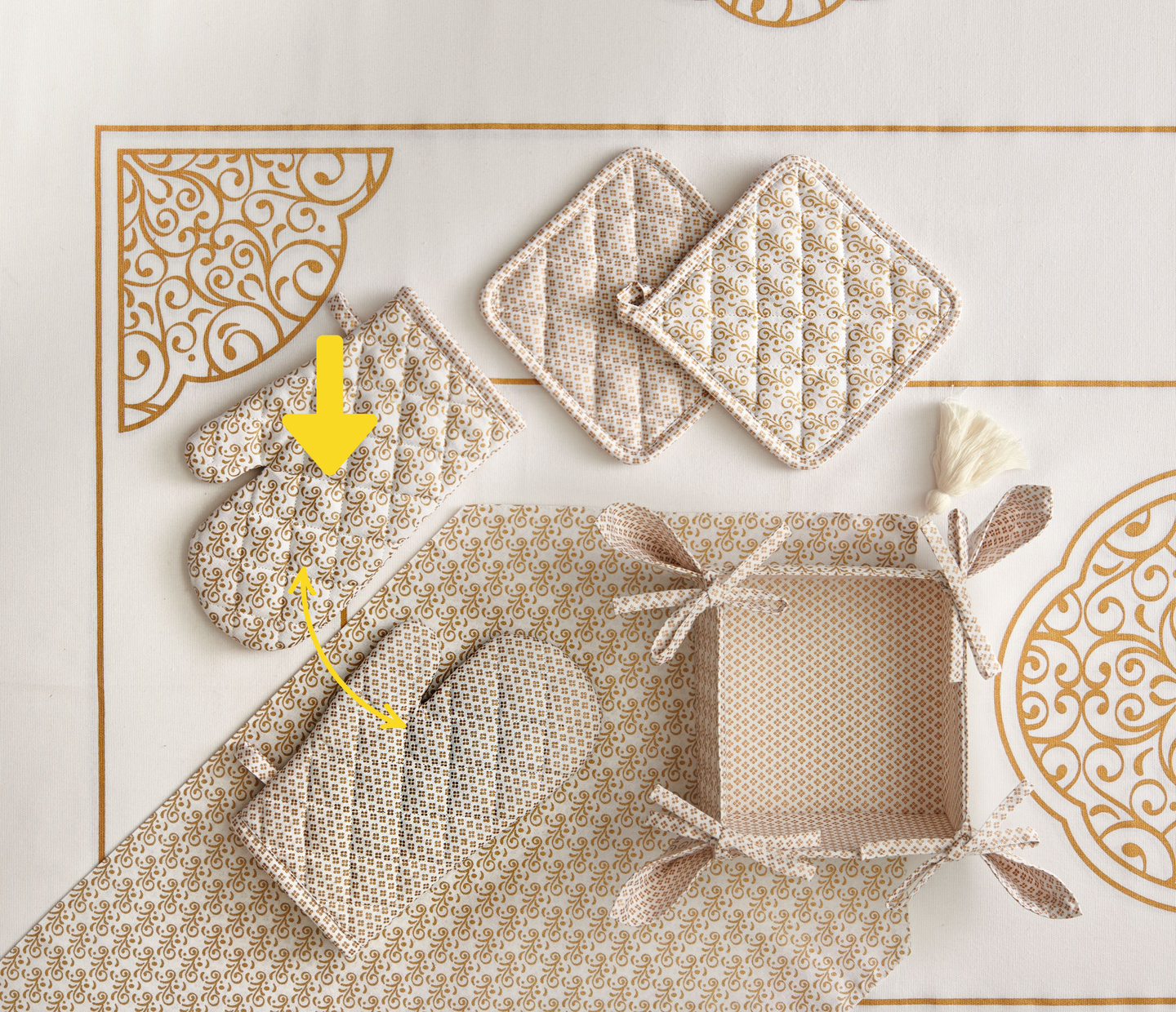 Rukavica za vruće Golden Eye 17x27 cm