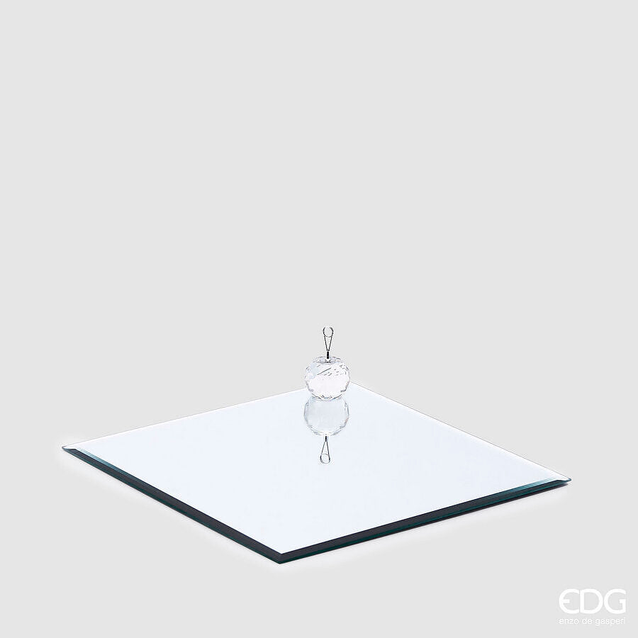 Podmetač ogledalo silver 30x30 cm