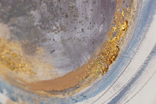 Učitajte sliku u preglednik galerije, Set slika 2/1 Abstract blue/beige 50x3x70 cm
