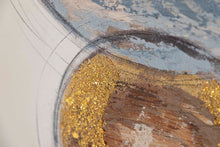 Učitajte sliku u preglednik galerije, Set slika 2/1 Abstract blue/beige 50x3x70 cm
