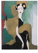 Učitajte sliku u preglednik galerije, Slika žene Canva  30x40 cm assorto 3
