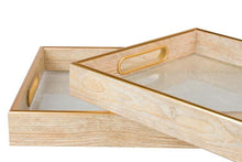 Učitajte sliku u preglednik galerije, Set 2 poslužavnika Glass light
