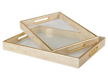 Učitajte sliku u preglednik galerije, Set 2 poslužavnika Glass light
