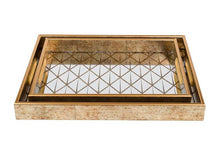 Učitajte sliku u preglednik galerije, Set 2 poslužavnika Glass dark
