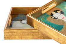 Učitajte sliku u preglednik galerije, Poslužavnik Glass light Abstract
