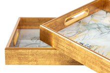 Učitajte sliku u preglednik galerije, Poslužavnik Glass light Foglie
