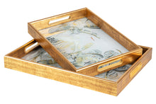 Učitajte sliku u preglednik galerije, Poslužavnik Glass light Foglie
