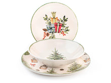 Učitajte sliku u preglednik galerije, Set tanjira 18/1 Carol novogodišnji

