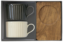 Učitajte sliku u preglednik galerije, Easy Life set 2 šolje Take a break 250 ml u poklon kutiji - crno/bijela

