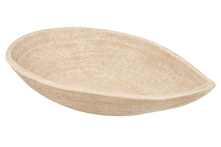 Dekorativna zdjela Centro 42x23x8 cm bež