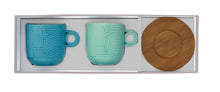 Učitajte sliku u preglednik galerije, Easy Life set 2 šolje 250 ml Take a Loop u poklon kutiji - plavo/tirkiz
