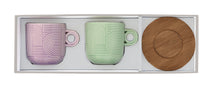 Učitajte sliku u preglednik galerije, Easy Life set 2 šolje 250 ml Take a Loop u poklon kutiji - roza/zelena

