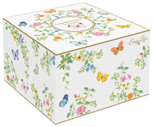 Učitajte sliku u preglednik galerije, EasyLife šolja sa tanjirićem Dancing Butterflies 240 ml u poklon kutiji
