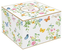 Učitajte sliku u preglednik galerije, Set 2 šolje sa tanjirićem 120 ml Dancing butterflies u poklon kutiji
