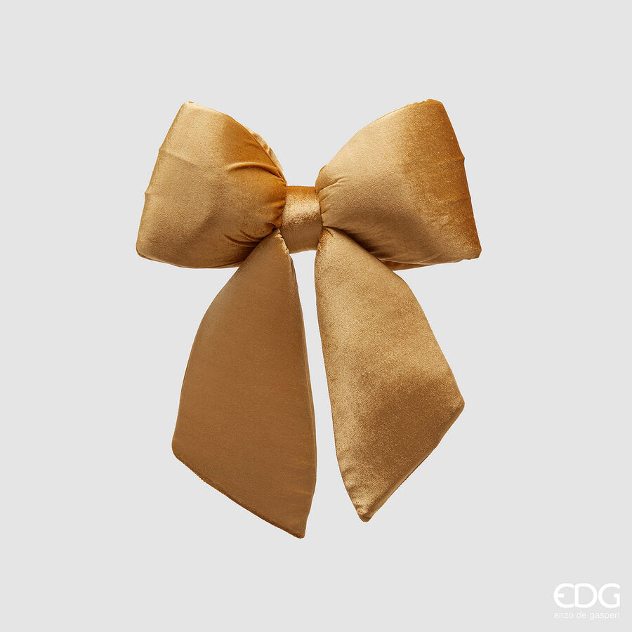 Ukras za jelku mašna zlatna 40x43h cm