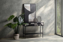 Učitajte sliku u preglednik galerije, Metalna konzola WhiteBlack 100x40x77 cm
