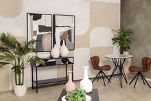 Učitajte sliku u preglednik galerije, Metalna konzola WhiteBlack 100x40x77 cm
