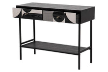 Učitajte sliku u preglednik galerije, Metalna konzola WhiteBlack 100x40x77 cm

