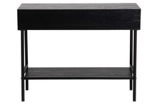 Učitajte sliku u preglednik galerije, Metalna konzola WhiteBlack 100x40x77 cm
