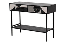 Učitajte sliku u preglednik galerije, Metalna konzola WhiteBlack 100x40x77 cm
