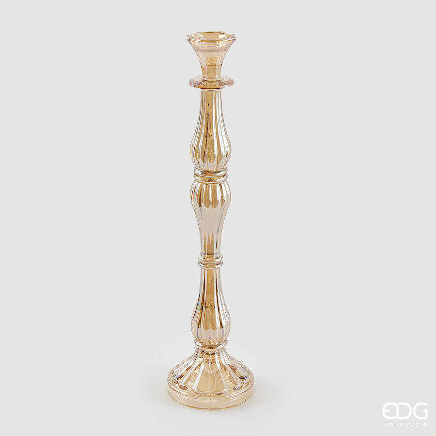 Svijećnjak Crystal Amber 41h cm