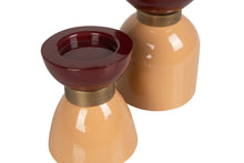 Učitajte sliku u preglednik galerije, Set 2 svijećnjaka bež brown 14/19 cm
