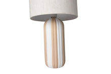 Učitajte sliku u preglednik galerije, Lampa Beige Stripe 25x43 cm
