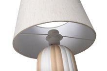 Učitajte sliku u preglednik galerije, Lampa Beige Stripe 25x43 cm

