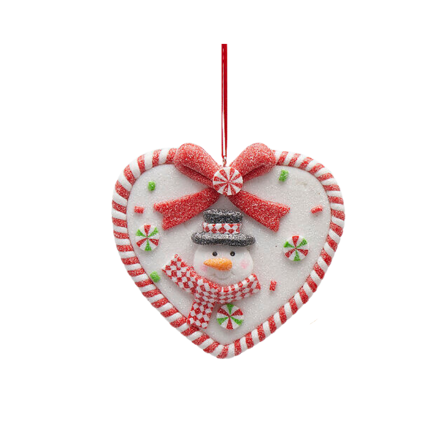 Ukras za jelku Marzipan srce assorto 3