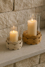 Učitajte sliku u preglednik galerije, Svijećnjak bež Decor 14x19 cm
