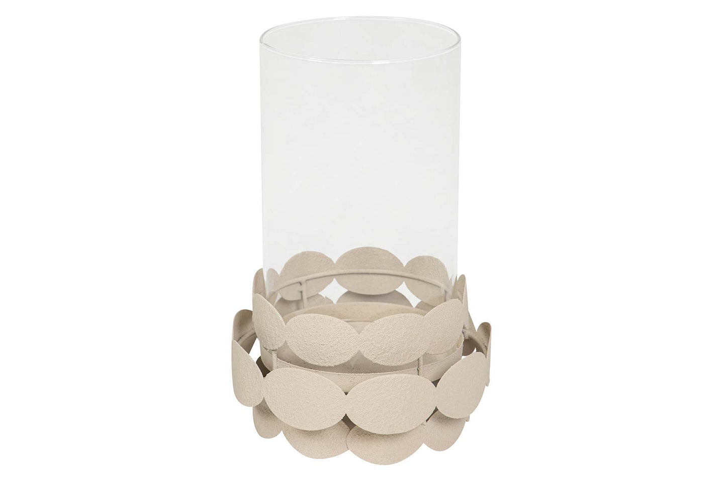 Svijećnjak bež Decor 16x25 cm