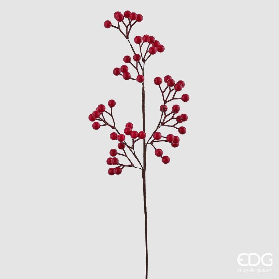 Ukrasna grana Ilex bliss bijelo crvena 58 cm