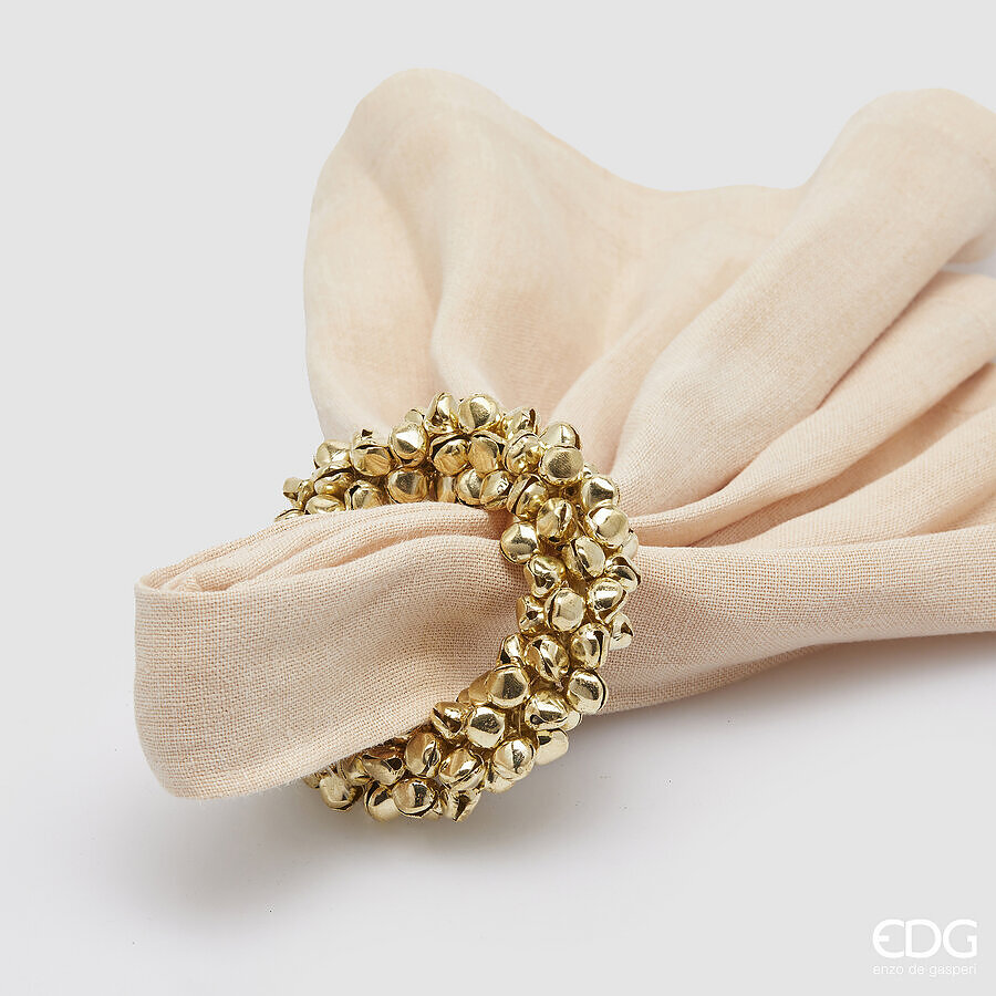 Prsten za salvete Campanelli zlatni