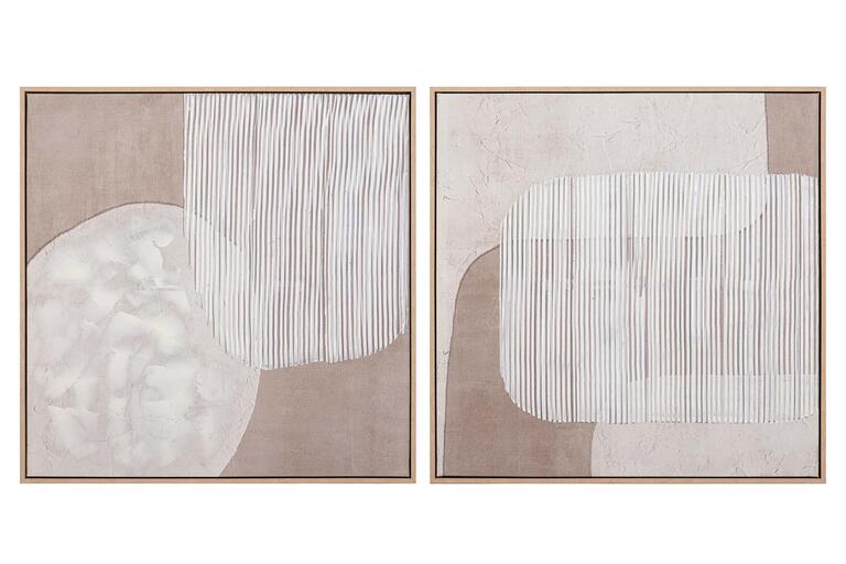 Set slika 2/1 Canvas Moon 83x4x83 cm