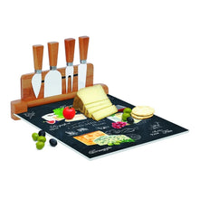 Učitajte sliku u preglednik galerije, EasyLife daska za rezanje sira sa noževima World of Cheese u poklon kutiji 30x25 cm
