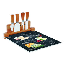 Učitajte sliku u preglednik galerije, EasyLife daska za rezanje sira sa noževima World of Cheese u poklon kutiji 30x25 cm
