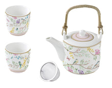 Učitajte sliku u preglednik galerije, Set čajnik 600 ml sa infuzerom i 2 šolje 160 ml Birds Melody u poklon kutiji
