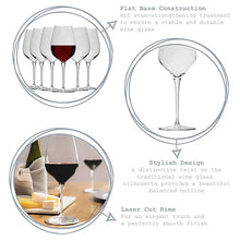 Učitajte sliku u preglednik galerije, Set 6 čaša za vino TreSensi 65 cl Rocco Bormioli
